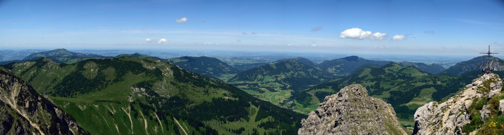 Nordwärts von Iseler über Sorgschrofen bis Einstein - Breitenberg