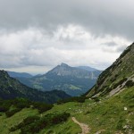 Auf dem Weg zum Älpele - hinten der Einstein